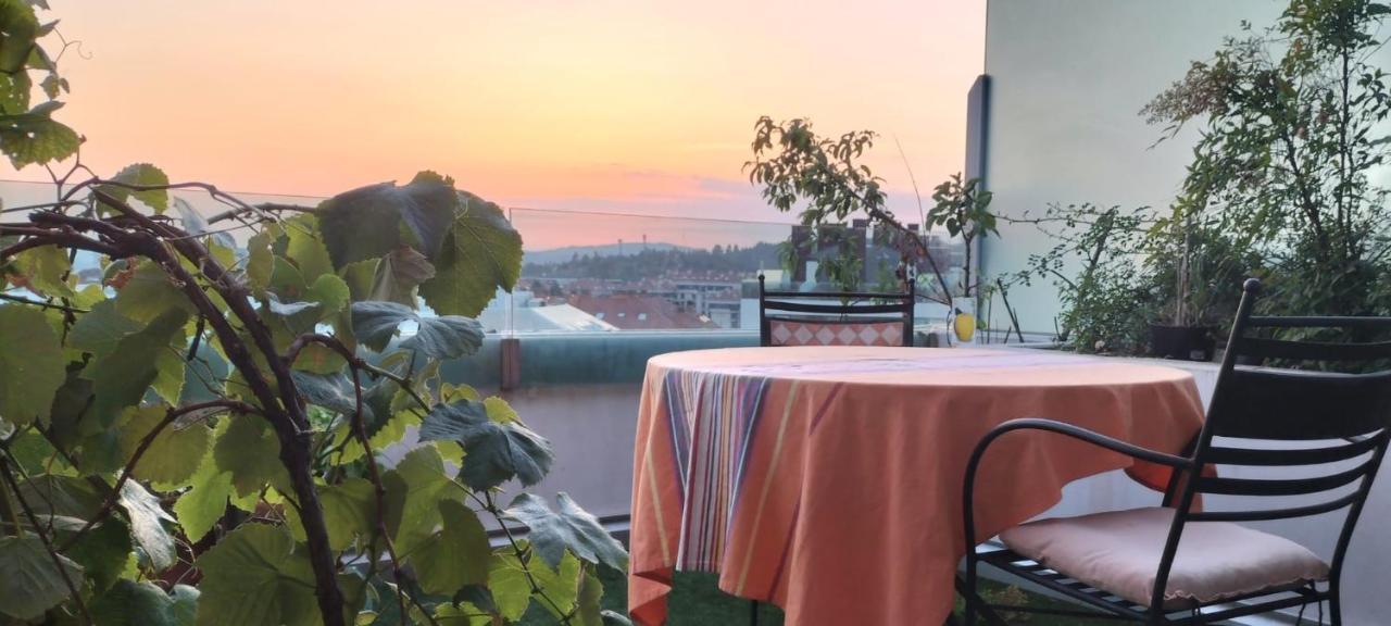 Preciosa Habitacion Suite En Atico Con Terraza Santiago de Compostela Kültér fotó
